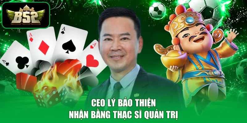 CEO Lý Bảo Thiện nhận bằng thạc sĩ quản trị