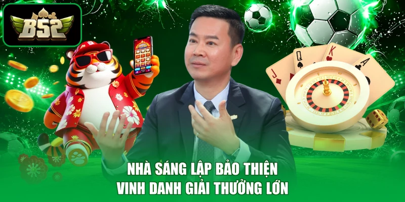 Nhà sáng lập Bảo Thiện vinh danh giải thưởng lớn