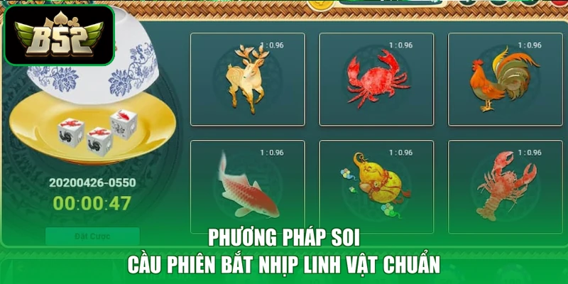 Phương pháp soi cầu phiên bắt nhịp linh vật chuẩn