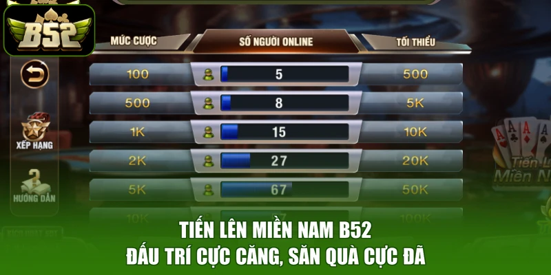 Tiến Lên Miền Nam B52 - Đấu Trí Cực Căng, Săn Quà Cực Đã